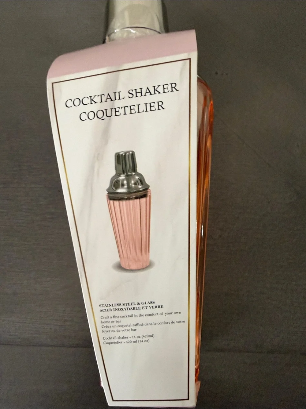 Pink Cocktail Shaker